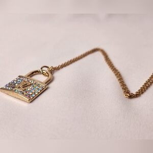 Louis Vuitton Gold and Iridescent Necklace
